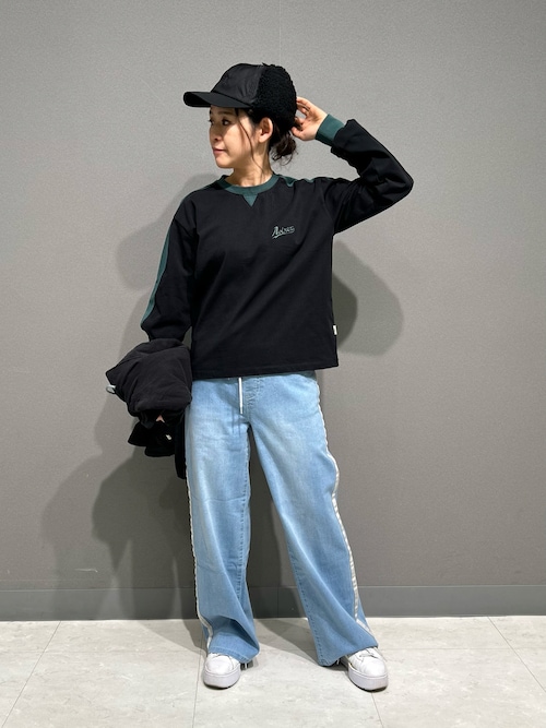 WAIST RIB DENIM PANTS/ウエストリブ デニムパンツ（デニム