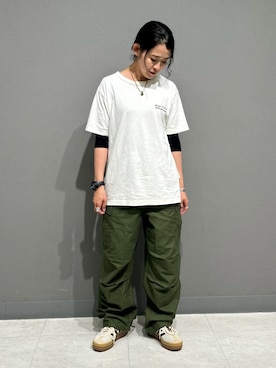 「AVIREX（アヴィレックス）のアイテム」を使った、Yasさん（レディース・156cm）の夏コーディネート