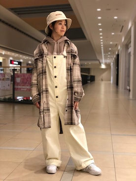 「ファッションの力を信じよう」｜「アイテム（シャツワンピース）」を使った、Yasさん（レディース・156cm）の秋コーディネート
