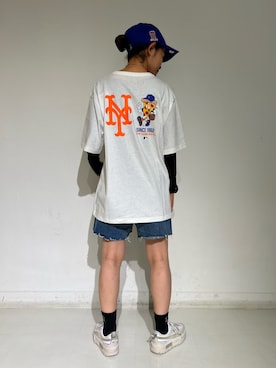 「NEWERA」｜Yasさん（レディース・156cm）の夏コーディネート