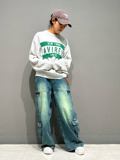 直営店限定》LOGO SHAGGY TOPS/ロゴシャギートップス（ニット/セーター