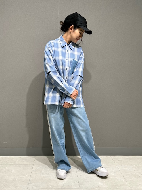 WAIST RIB DENIM PANTS/ウエストリブ デニムパンツ（デニム