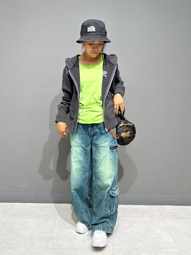 「AVIREX（アヴィレックス）のアイテム」を使った、Yasさん（レディース・156cm）の秋コーディネート