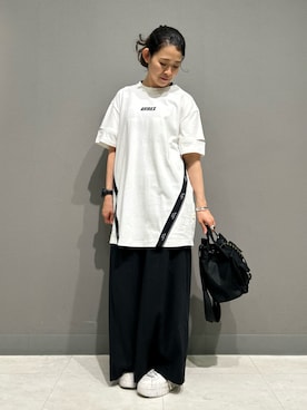 「AVIREX（アヴィレックス）のアイテム（ワンピース/ドレス）」を使った、Yasさん（レディース・156cm）の春コーディネート