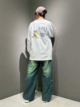 「AVIREX（アヴィレックス）のアイテム」を使った、Yasさん（レディース・156cm）の夏コーディネート