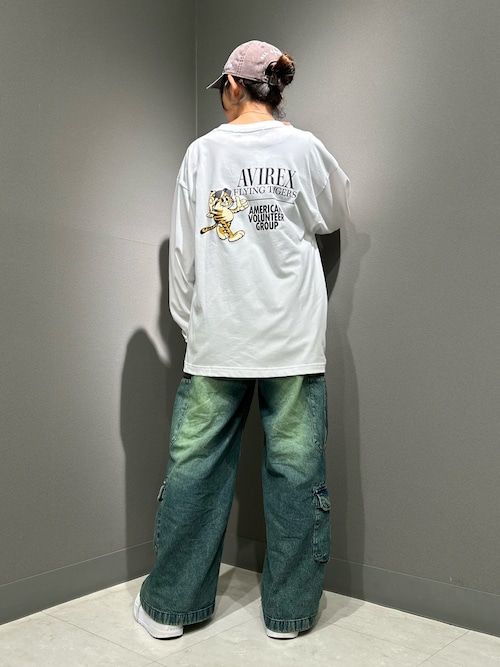 AVIREX ダブルポケットデニムパンツ　Mサイズ WOMAN》W POCKET DENIM PANTS/ダブルポケットデニムパンツ