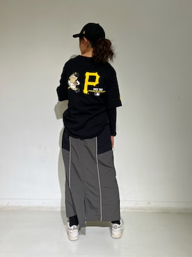「NEWERA」｜Yasさん（レディース・156cm）の夏コーディネート