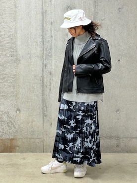 Yasさん（レディース・156cm）の冬コーディネート