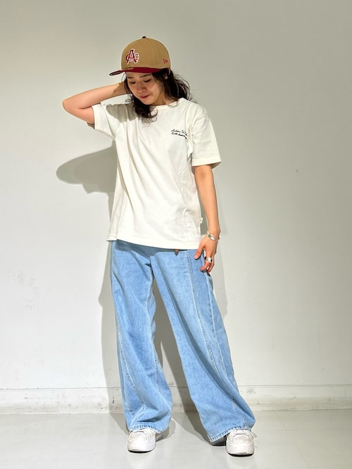 国内発送☆AVIREX☆W WAIST DENIM PANTS/ AVIREX ジーンズ デニム デニムパンツ 「Belle LINE」W WAIST