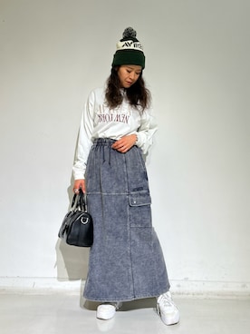 「おでかけコーデ」｜「アイテム（帽子）」を使った、Yasさん（レディース・156cm）の秋コーディネート