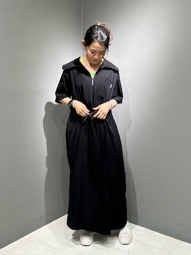 「AVIREX（アヴィレックス）のアイテム（ワンピース/ドレス）」を使った、Yasさん（レディース・156cm）の夏コーディネート