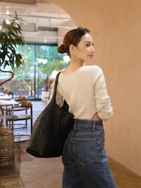 「H&M（エイチ・アンド・エム）のアイテム（パンツ）」を使った、Aya ☽ 153cmさん（レディース・153cm）の夏コーディネート