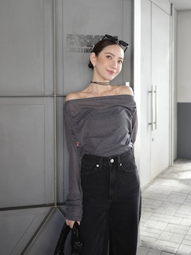 「H&M（エイチ・アンド・エム）のアイテム」を使った、Aya ☽ 153cmさん（レディース・153cm）の春コーディネート