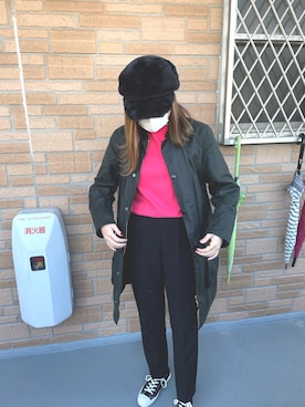 も ♡さん（レディース・160cm）の冬コーディネート