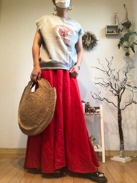 こりんさん(レディース・168cm)の夏コーディネート