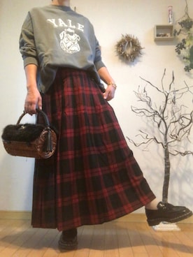 こりんさん（レディース・168cm）の秋コーディネート