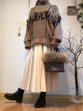 こりんさん（レディース・168cm）の冬コーディネート