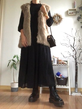 「JOURNAL STANDARD relume（ジャーナルスタンダード　レリューム）のアイテム（ワンピース/ドレス）」を使った、こりんさん（レディース・168cm）の秋コーディネート