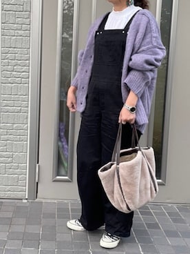 「URBAN RESEARCH Sonny Label（アーバンリサーチサニーレーベル）のアイテム（オールインワン・サロペット）」を使った、こりんさん（レディース・168cm）の秋コーディネート