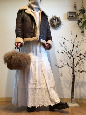 こりんさん（レディース・168cm）の冬コーディネート