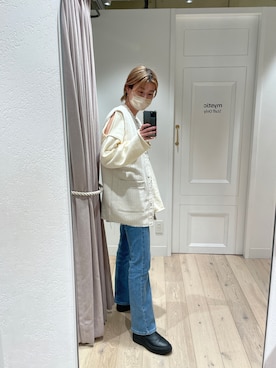 イワサキ カオリさん（レディース・167cm）の冬コーディネート