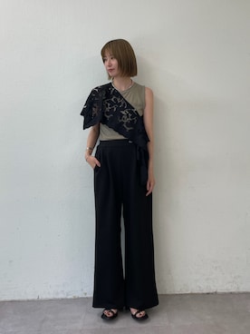イワサキ カオリさん(レディース・167cm)の夏コーディネート