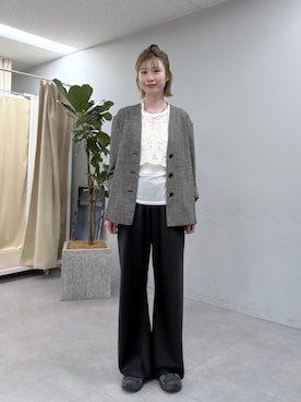 イワサキ カオリさん(レディース・167cm)の夏コーディネート