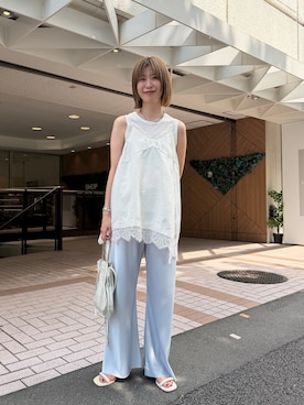 イワサキ カオリさん(レディース・167cm)の夏コーディネート