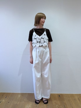 イワサキ カオリさん(レディース・167cm)の夏コーディネート