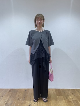 イワサキ カオリさん(レディース・167cm)の夏コーディネート