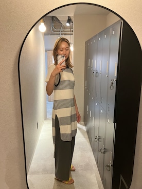 「RED KAP（レッドキャップ）のアイテム」を使った、momoさん（レディース・170cm）の夏コーディネート