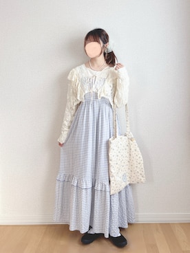 𝚊𝚛𝚒𝚗𝚊ᙏ̤̫͚.* 𖥧⚘さん（骨格ストレート・レディース・152cm）の夏コーディネート