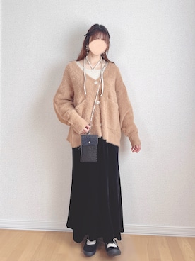 「アイテム（PC・スマホグッズ/家電）」を使った、𝚊𝚛𝚒𝚗𝚊ᙏ̤̫͚.* 𖥧⚘さん（レディース・152cm）の冬コーディネート