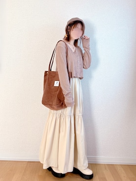 𝚊𝚛𝚒𝚗𝚊ᙏ̤̫͚.* 𖥧⚘さん（レディース・152cm）の秋コーディネート