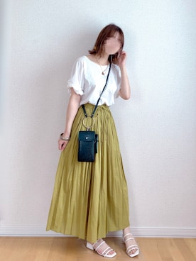 𝚊𝚛𝚒𝚗𝚊ᙏ̤̫͚.* 𖥧⚘さん（レディース・152cm）の夏コーディネート