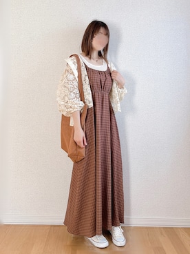 「apres jour（アプレジュール）のアイテム（アクセサリー）」を使った、𝚊𝚛𝚒𝚗𝚊ᙏ̤̫͚.* 𖥧⚘さん（レディース・152cm）の秋コーディネート