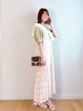 𝚊𝚛𝚒𝚗𝚊ᙏ̤̫͚.* 𖥧⚘さん（レディース・152cm）の夏コーディネート