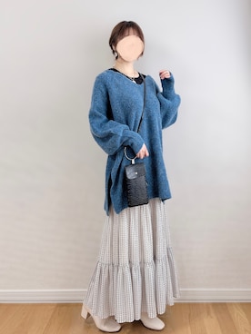 𝚊𝚛𝚒𝚗𝚊ᙏ̤̫͚.* 𖥧⚘さん（レディース・152cm）の冬コーディネート