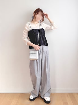 𝚊𝚛𝚒𝚗𝚊ᙏ̤̫͚.* 𖥧⚘さん(レディース・152cm)の夏コーディネート