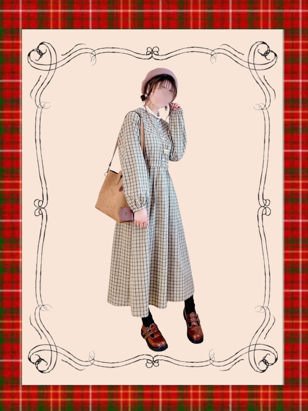 ã°ãªãŒã³ç³»ã®ã¯ã³ããŒã¹ããã©ãŠã³ç³»ã®ããã°ãã€ãšããŒç³»ã®ãã¬ã¹ã·ã¥ãŒãºãççšããã¬ãã£ãŒã¹ã®ç§ã³ãŒãã£ããŒãã®1æç®ã®åç