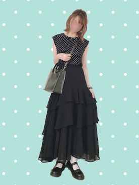 𝚊𝚛𝚒𝚗𝚊ᙏ̤̫͚.* 𖥧⚘さん（レディース・152cm）の夏コーディネート