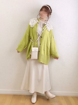 𝚊𝚛𝚒𝚗𝚊ᙏ̤̫͚.* 𖥧⚘さん（レディース・152cm）の春コーディネート