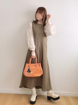 𝚊𝚛𝚒𝚗𝚊ᙏ̤̫͚.* 𖥧⚘さん(レディース・152cm)の春コーディネート