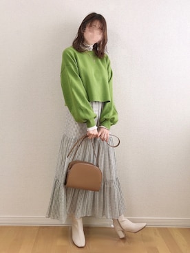 𝚊𝚛𝚒𝚗𝚊ᙏ̤̫͚.* 𖥧⚘さん（レディース・152cm）の冬コーディネート