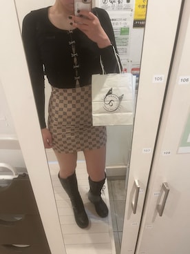 「MISBHV（ミスビヘイブ）のアイテム（ワンピース/ドレス）」を使った、aさん（レディース・165cm）の春コーディネート