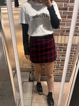 「Gosha Rubchinskiy（ゴーシャラブチンスキー）のアイテム」を使った、aさん（レディース・165cm）の秋コーディネート