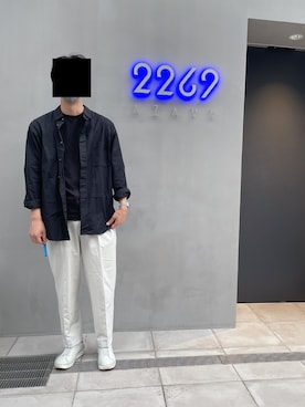 「MoonStar（ムーンスター）のMOONSTAR/810s/ムーンスター/エイトテンス KITCHE/キッチェ（スニーカー）」を使った、ジローさん（メンズ・179cm）の夏コーディネート