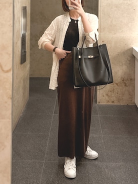 「SHIPS any（シップス エニィ）のアイテム」を使った、hana.さん（レディース・165cm）の春コーディネート