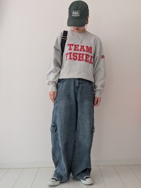 HEMIさん(レディース・157cm)の冬コーディネート