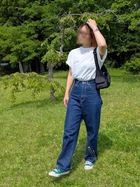 「アイテム（スニーカー）」を使った、SAeさん（レディース・157cm）の夏コーディネート
